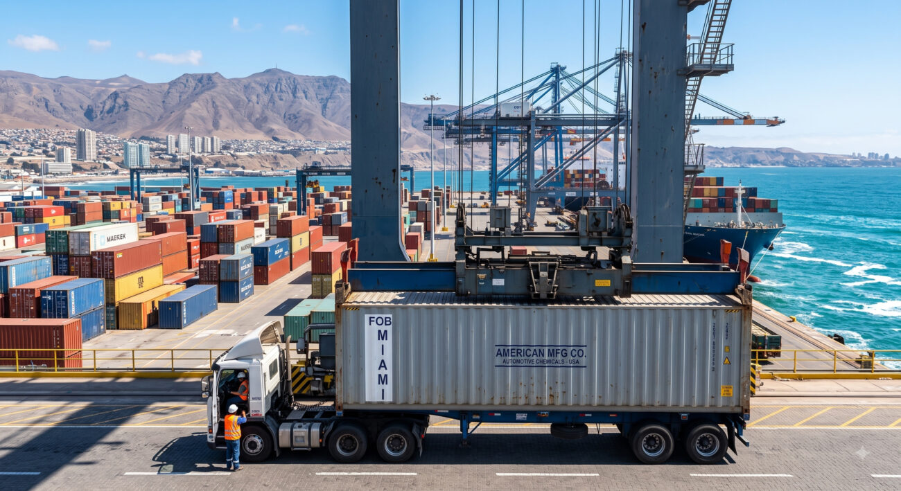 importar quimicos automotrices Chile desde USA